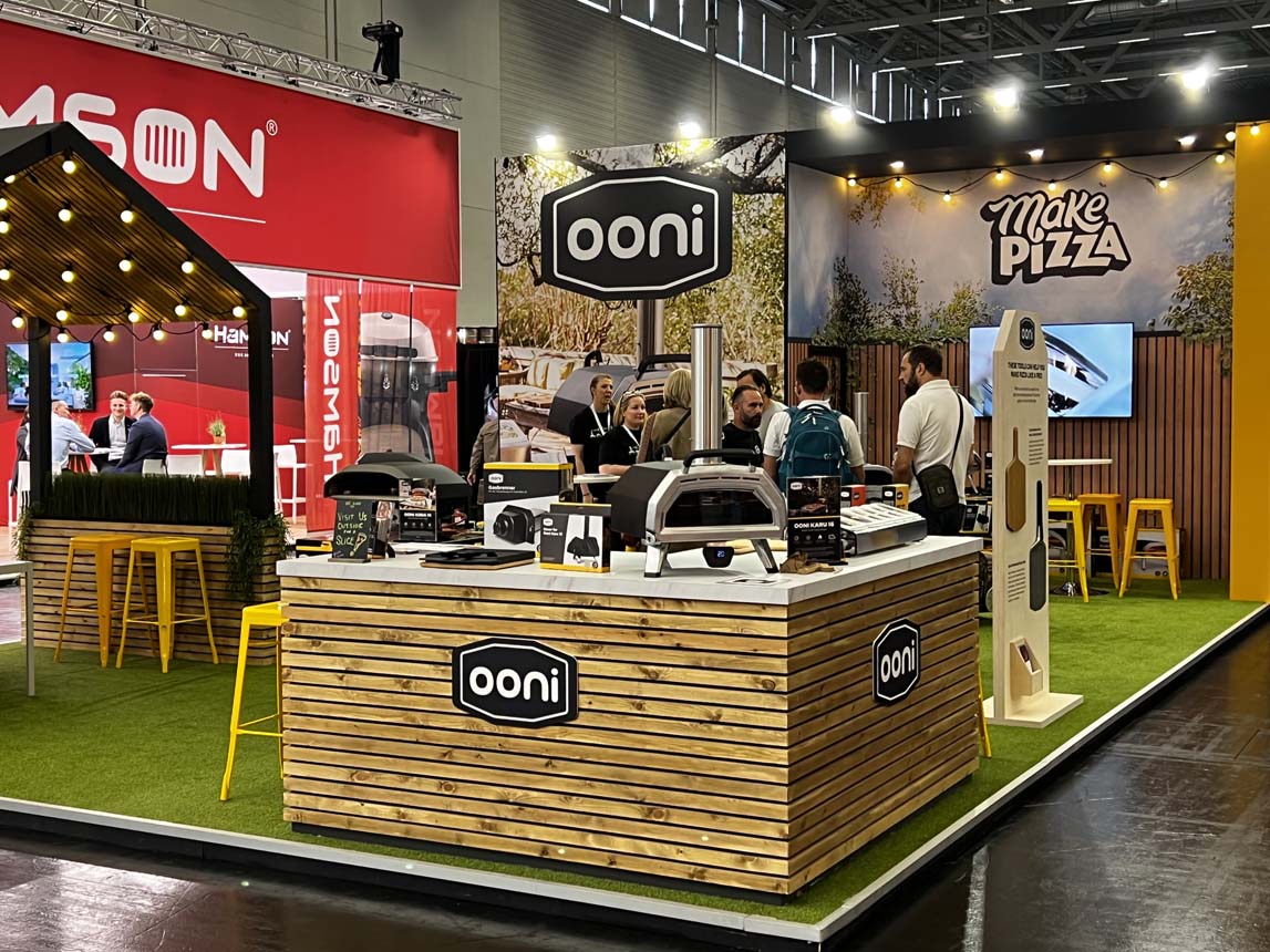 La marque Ooni, qui faisait ses débuts discrets  il y a quelques années  sur un petit stand du Gafa avec son four à pizza portable...revient en force en 2022. Le succès est là et la marque est désormais représentée en France