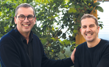 Luc Blanchet (Pdt botanic) et Guillaume Billon, fondateur de Blue Coral
