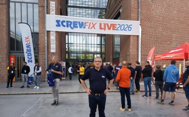 Christian Mazauric, DG de Screwfix accueille les artisans