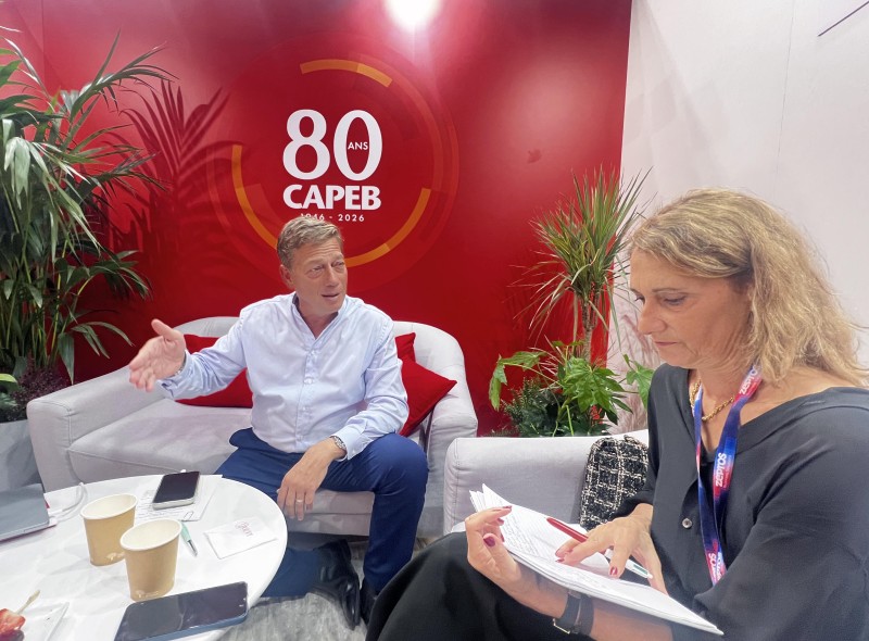 Jean-Christophe Repon, Président de la Capeb interviewé par Marie-Laure Barriera