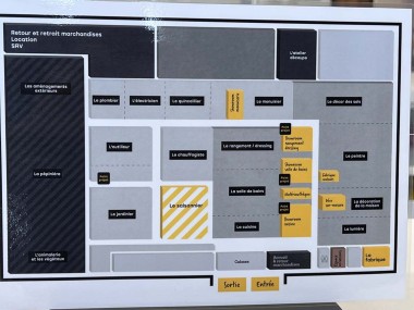 Plan du magasin Bricorama : retour au classique parcours