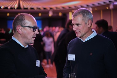 Patrick Le Bohec (Weldom) et retailer de l'année avec le skipper Thierry Chabagny